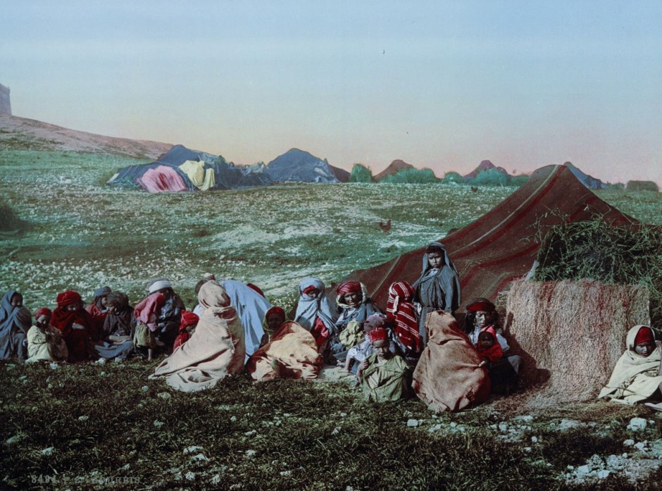 A camp of nomads, Tunis.