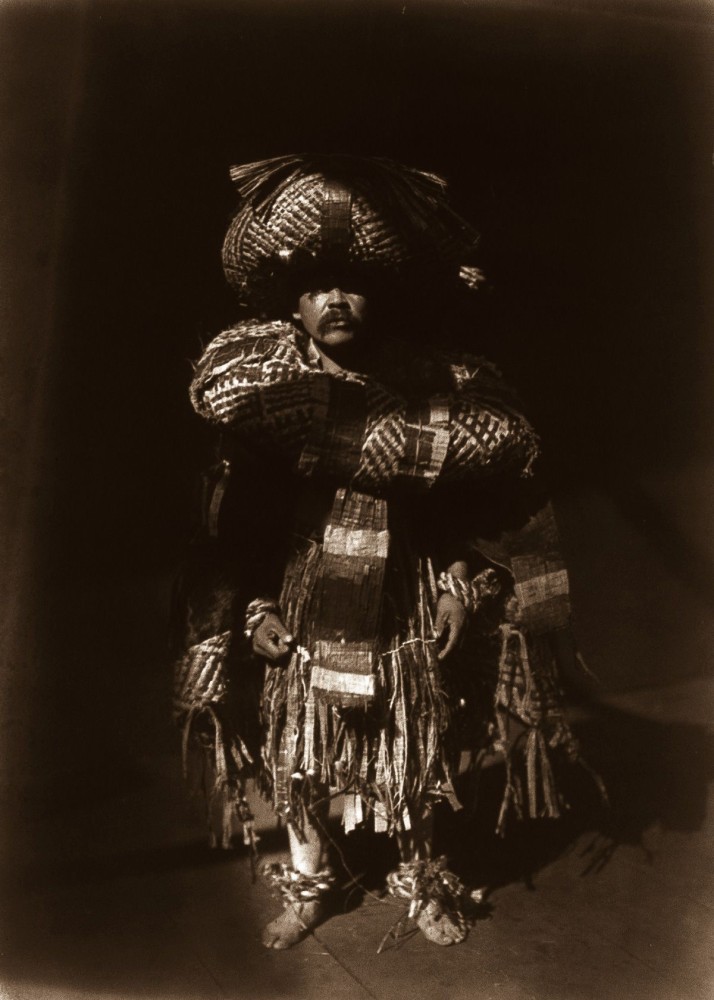 1914, A Kwakiutl shaman.