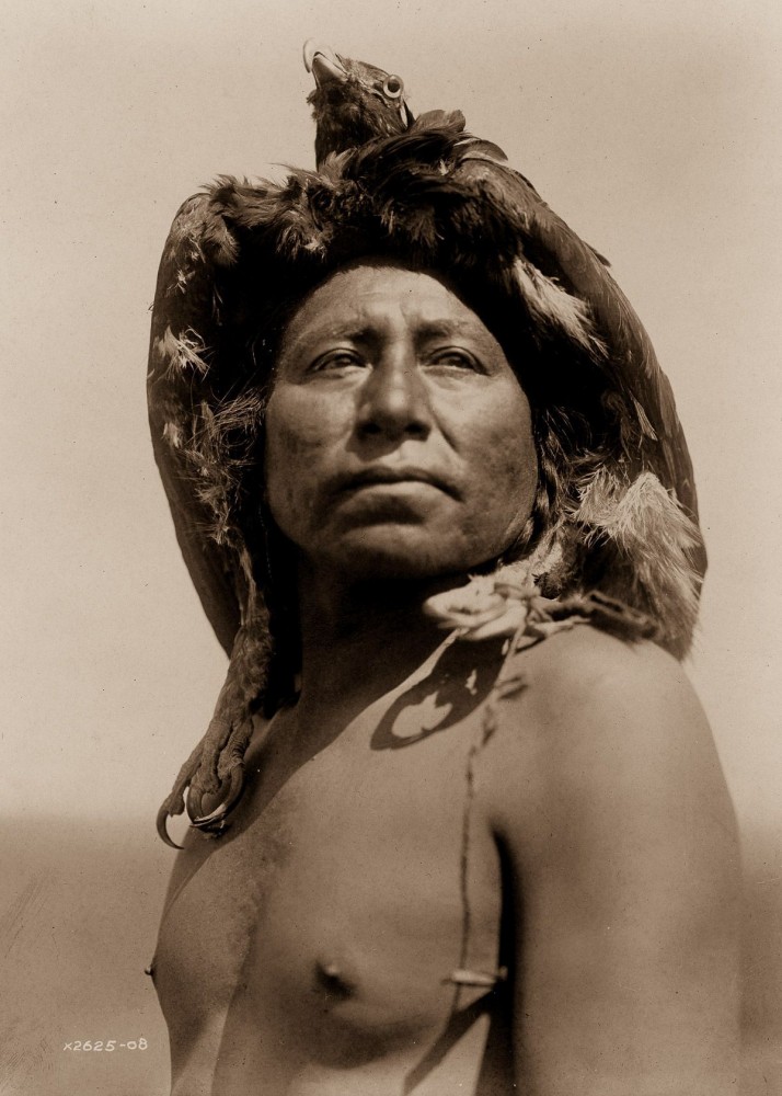 1908, An Apsaroke shaman.