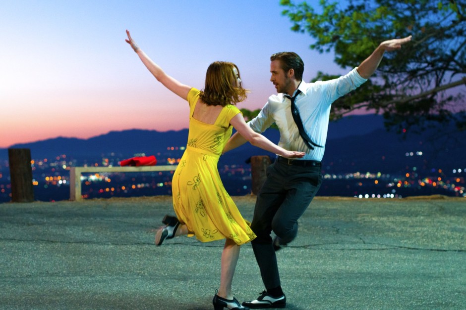 Ryan Gosling and Emma Stone in La La Land 