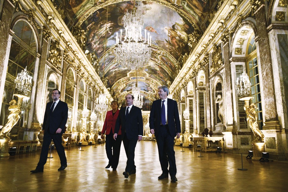 rahoj, merkel, oland, đentiloni