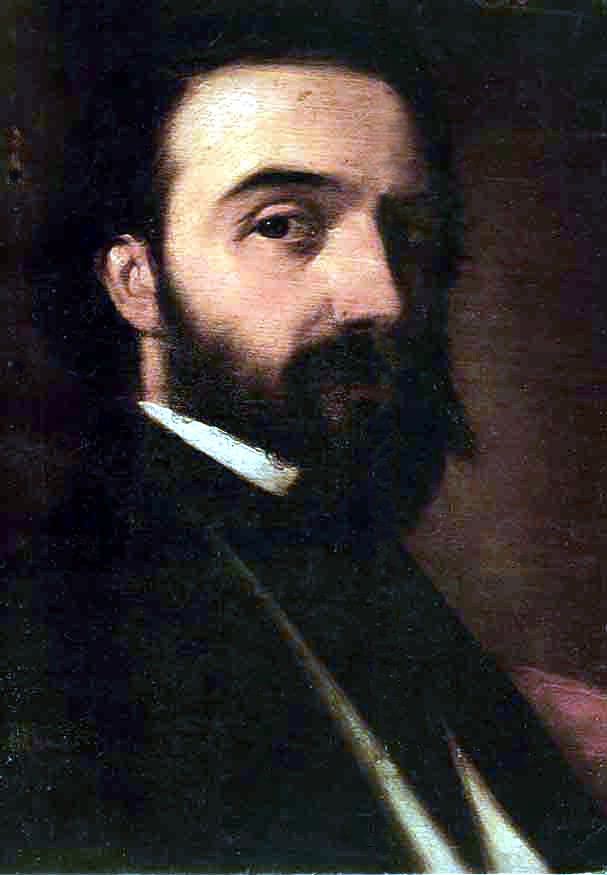 Đura Jakšić, autoportret, ulje na platnu, 1858. /sr.wikipedia.org /