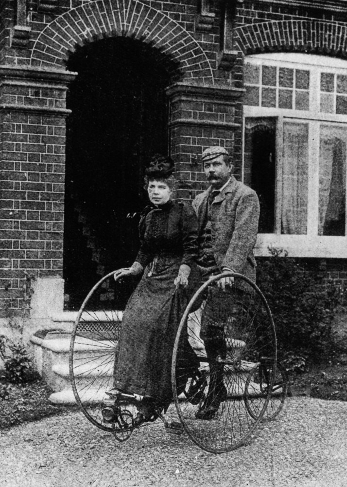 1895, artur konan dojl sa suprugom