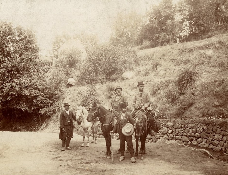 Jovan Cvijić sa bugarskim kolegama geolozima na planini Rili 1896. godine.