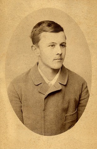 Jovan Cvijić kao đak.