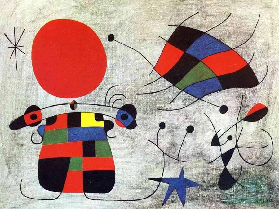 joan miro, the smile of the flamboyant wings