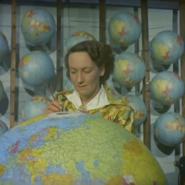 Globe Making, 1955