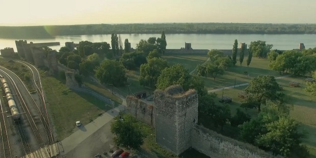 Smederevska tvrđava iz vazduha